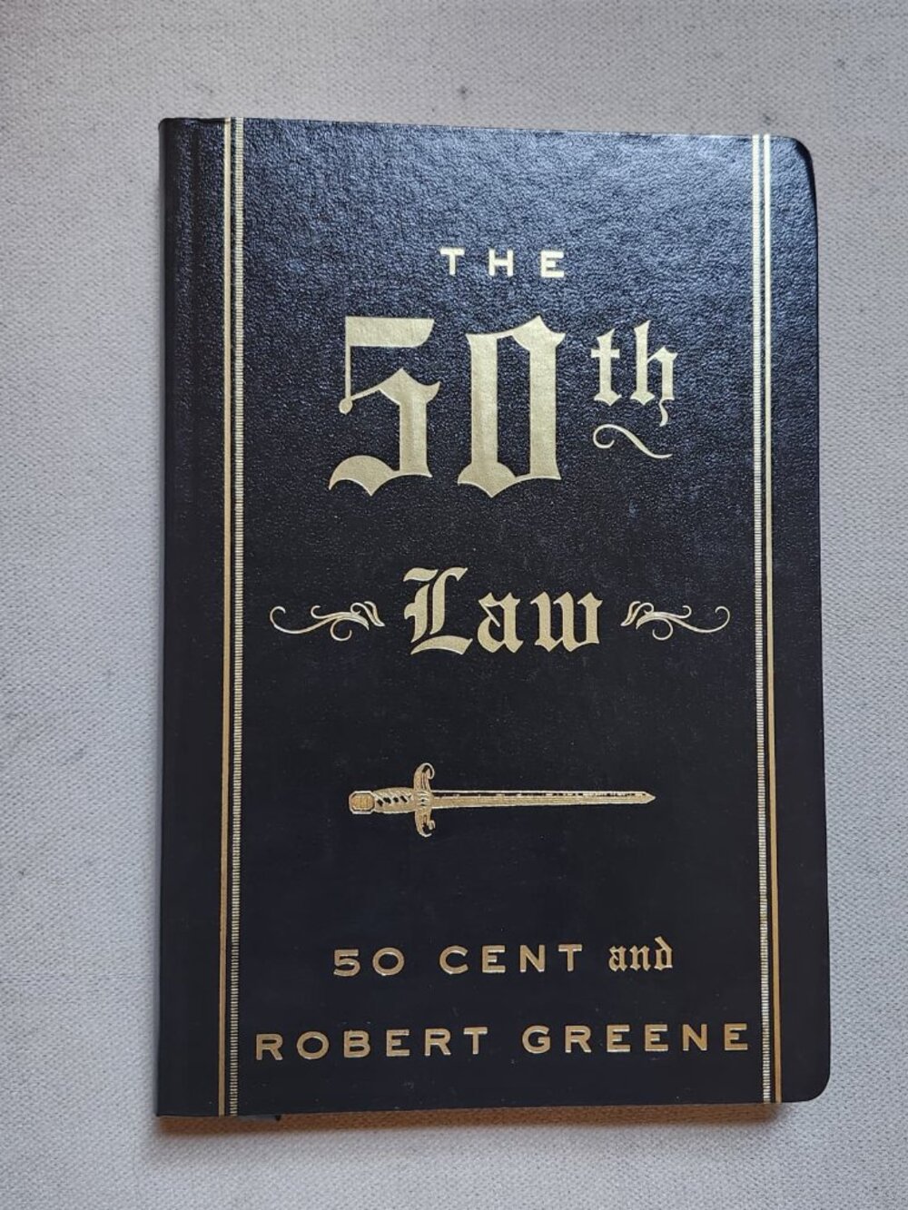 The 50th Law Hardcover Book - 50 Cent ad Robert Greene - Imitation Leather
